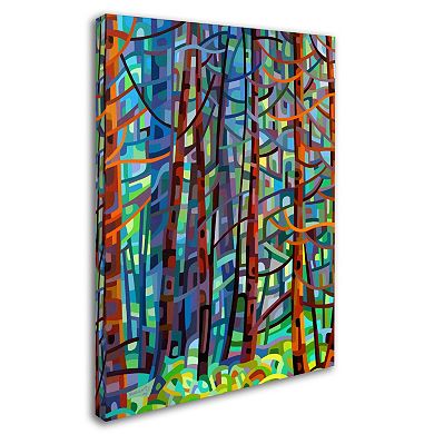 Trademark Fine Art Mandy Budan "In A Pine Forest" Canvas Wall Art