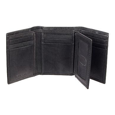 Men's Croft & Barrow® RFID-Blocking Crunch Extra-Capacity Trifold Wallet