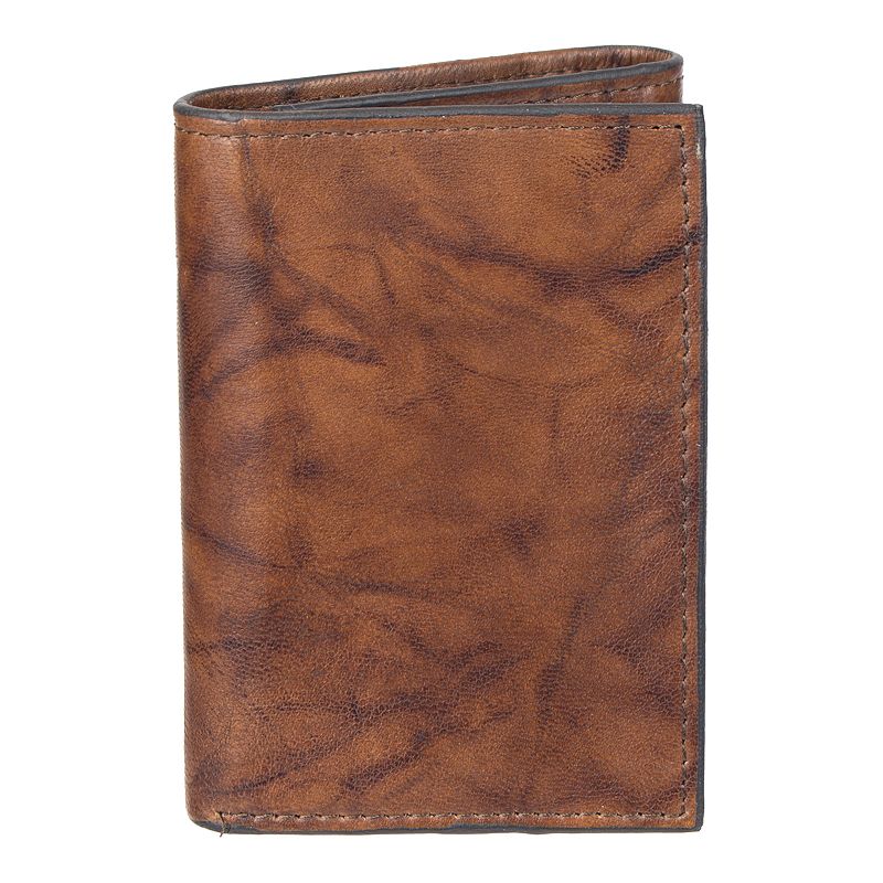 Men's Sonoma Goods For Life® RFID-Blocking Crunch Extra-Capacity Trifold Wallet, Brown