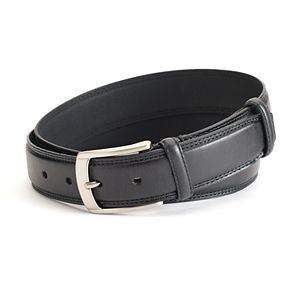 Men's Dockers® Drop-Edge Stitched Leather Belt