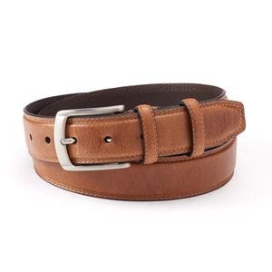 Men's Dockers® Drop-Edge Stitched Leather Belt