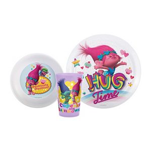 DreamWorks Trolls 3-pc. Kid's Dinnerware Set