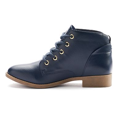 SO® Women's Lace-Up Ankle Boots