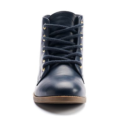 SO® Women's Lace-Up Ankle Boots