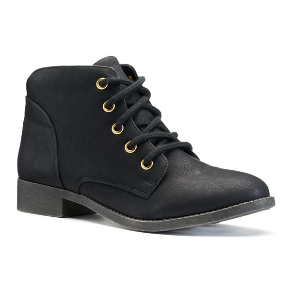 SO® Women's Lace-Up Ankle Boots