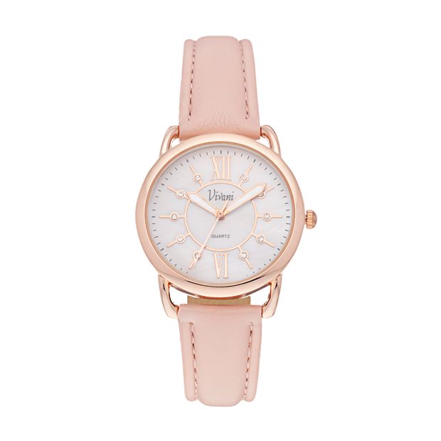 Kohls rose cheap gold watch