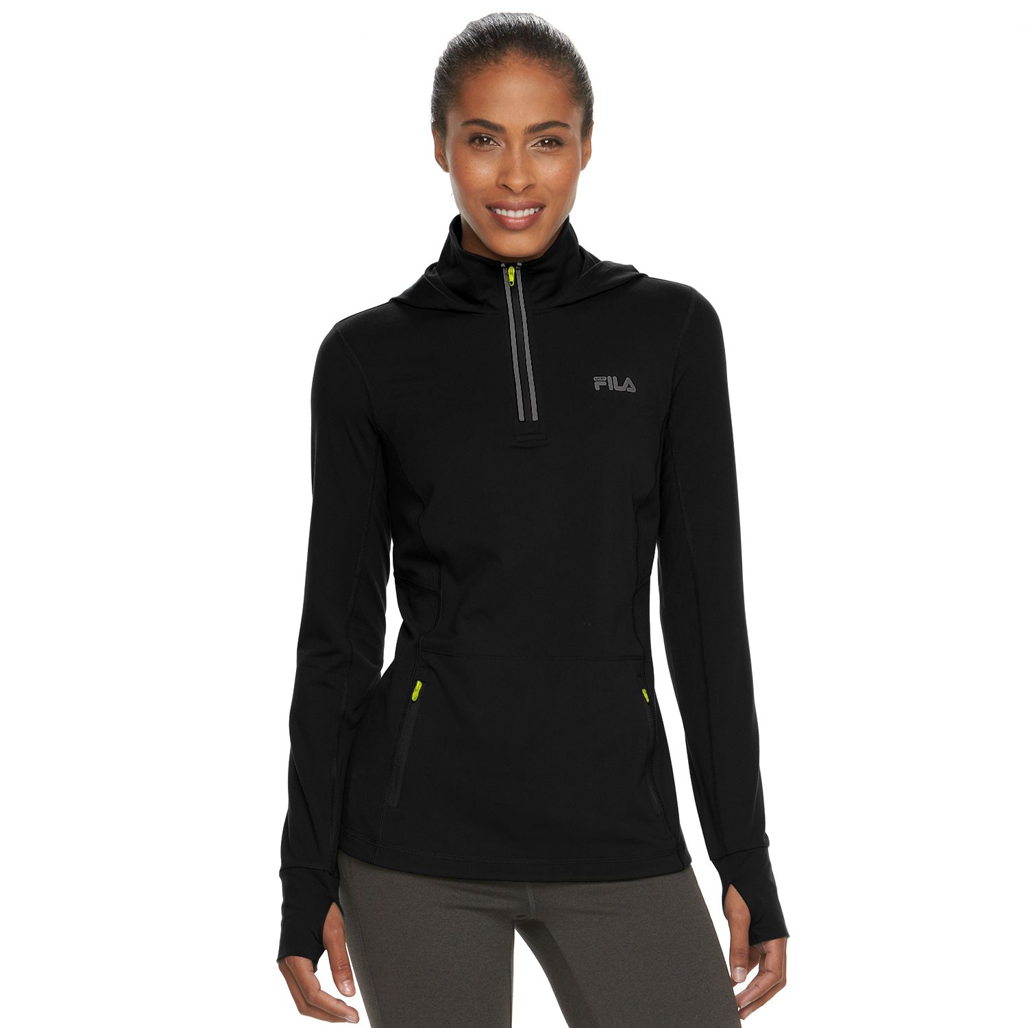 womens running quarter zip