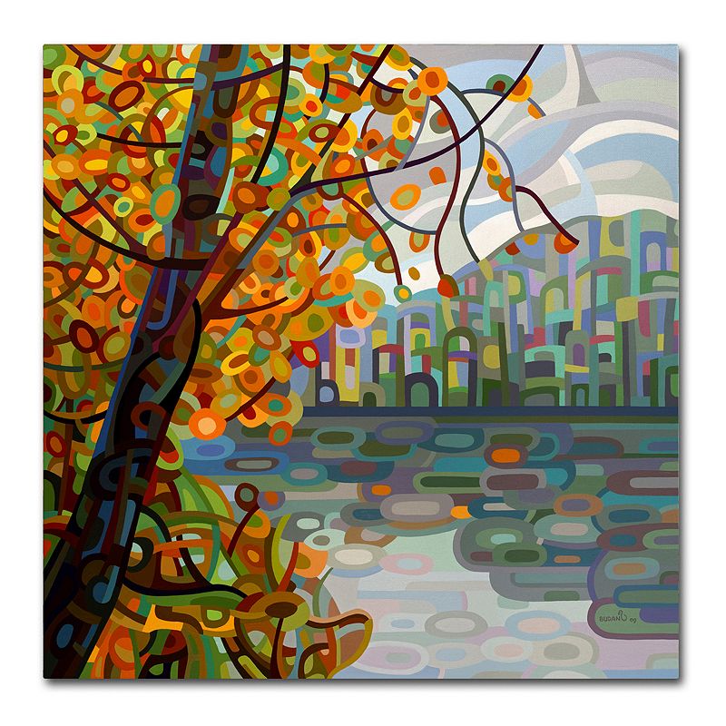 Trademark Fine Art Mandy Budan Reflections Canvas Wall Art, Orange, 14