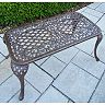 Mississippi Cast Aluminum Outdoor Coffee Table