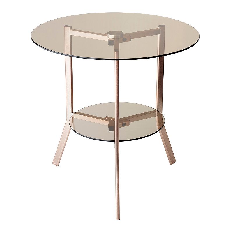 60990531 Adesso Gibson End Table, Red/Coppr sku 60990531