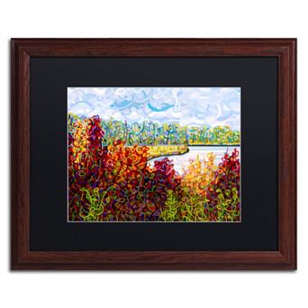 Trademark Fine Art Mandy Budan "Summers End" Matted Framed Wall Art