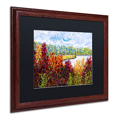 Trademark Fine Art Mandy Budan "Summers End" Matted Framed Wall Art