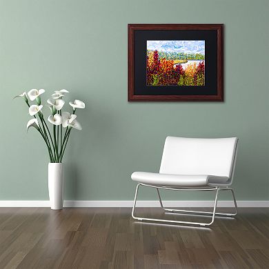Trademark Fine Art Mandy Budan "Summers End" Matted Framed Wall Art