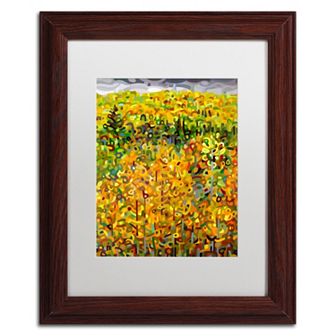 Trademark Fine Art Mandy Budan "Towards Autumn" Matted Framed Wall Art