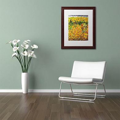 Trademark Fine Art Mandy Budan "Towards Autumn" Matted Framed Wall Art