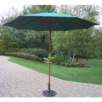 9-ft. Outdoor Umbrella & Stand