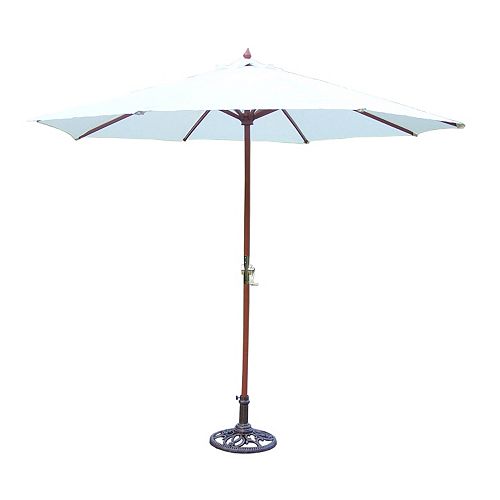 9ft. Outdoor Umbrella & Stand
