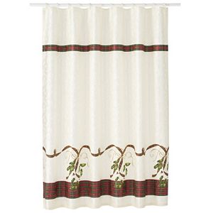 Lenox Holiday Nouveau Ribbon Shower Curtain