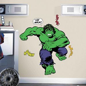 Marvel Hulk Comic Peel and Stick Giant Wall Decals by RoomMates