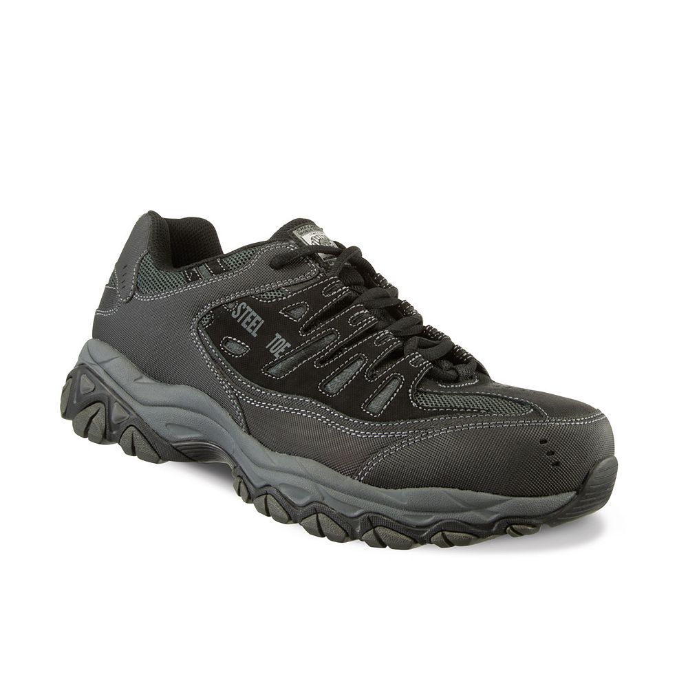 SkechersÂ® Work Relaxed Fit Cankton Men's Steel-Toe Shoes