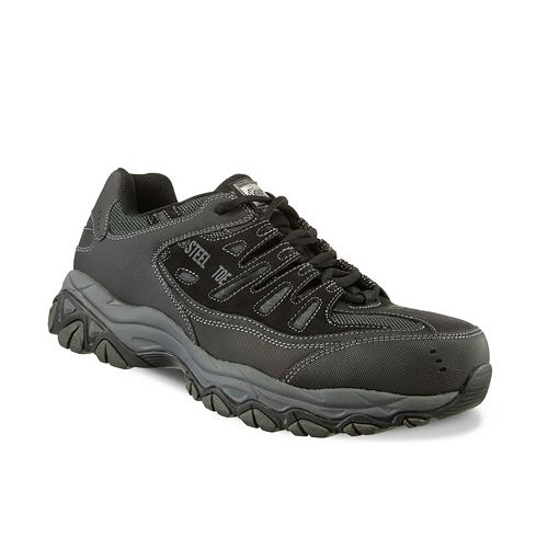Skechers Work Relaxed Fit Cankton Men's Steel-Toe Shoes