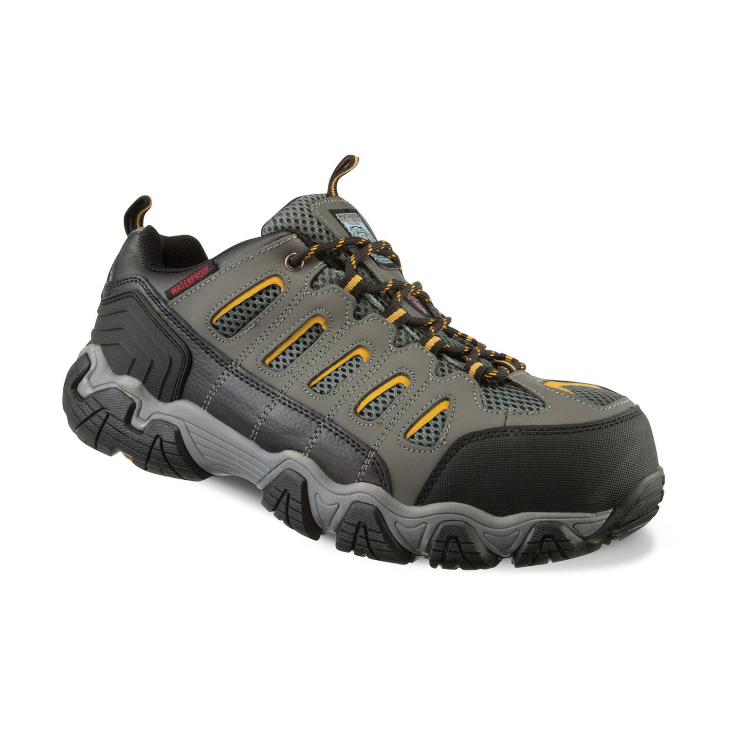 sketcher steel toe work shoes