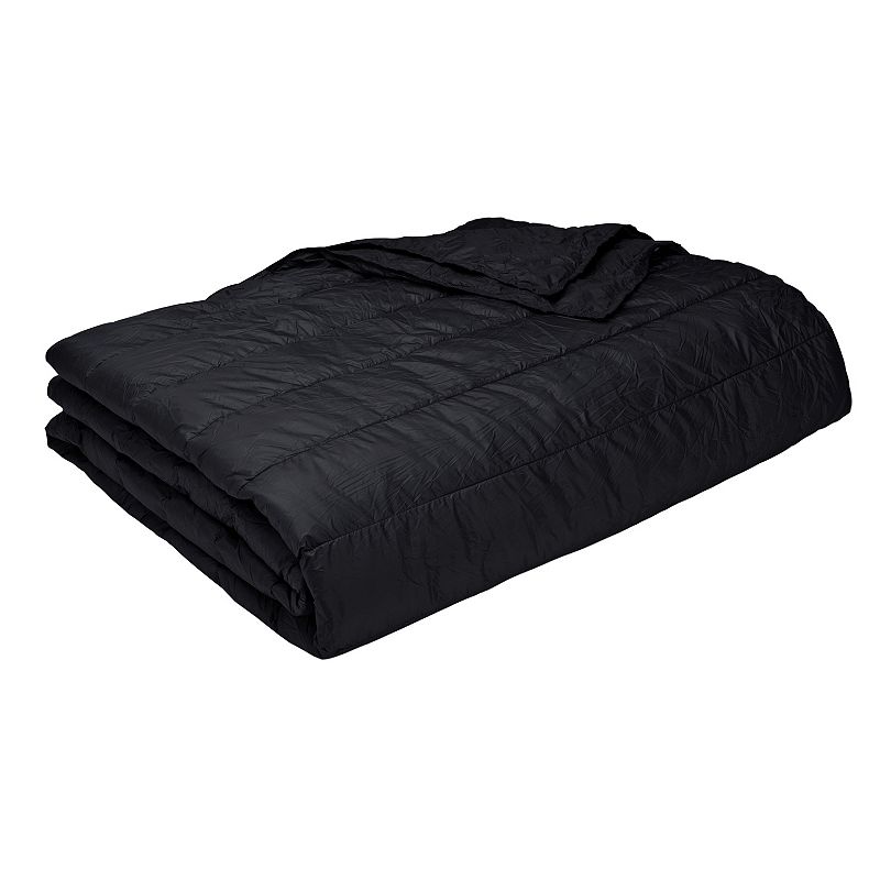 Perform PUFF Ultralight Down Alternative Indoor / Outdoor Blanket, Black, T