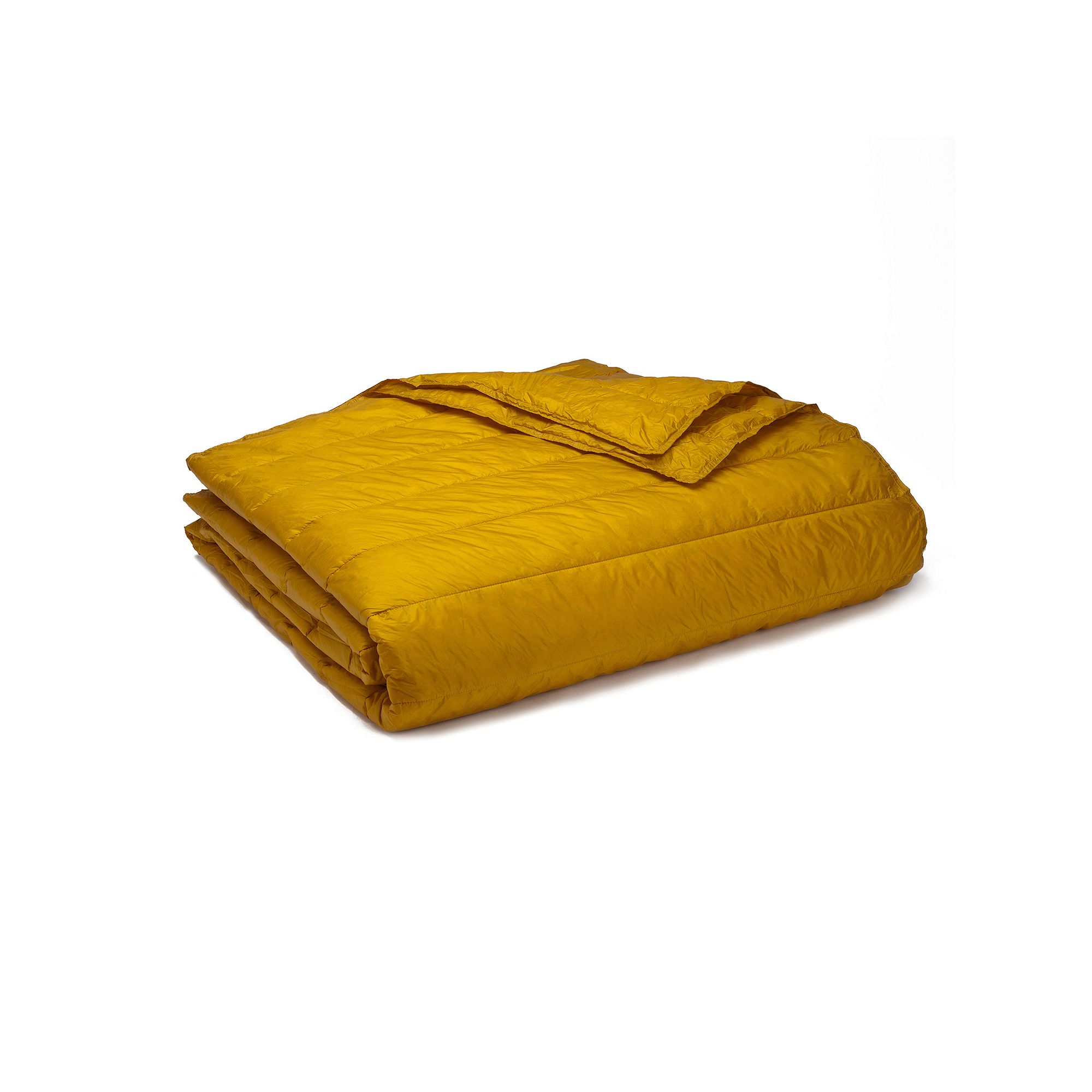 Perform PUFF Ultralight Down Alternative Indoor / Outdoor Blanket, Gold