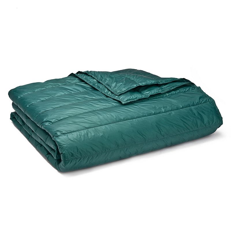 Perform PUFF Ultralight Down Alternative Indoor / Outdoor Blanket, Blue, Tw