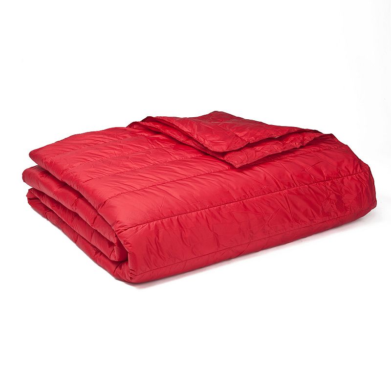 Perform PUFF Ultralight Down Alternative Indoor / Outdoor Blanket, Red, Kin