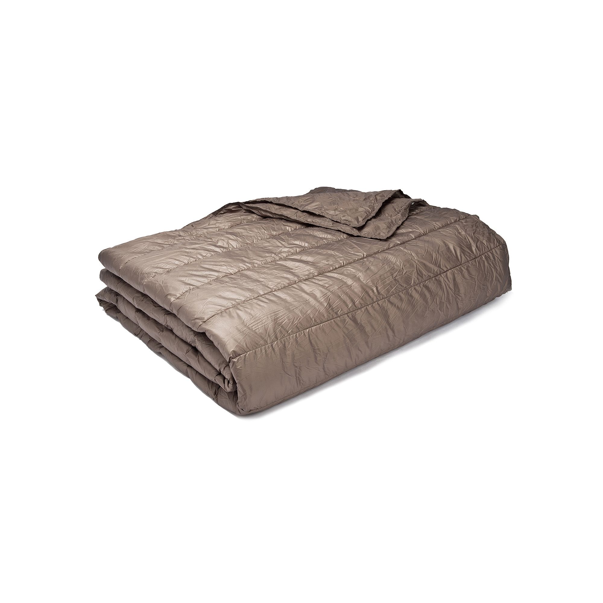 Perform PUFF Ultralight Down Alternative Indoor / Outdoor Blanket, Brown