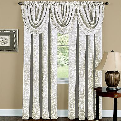 Sutton Blackout 1-Panel Damask Window Curtain