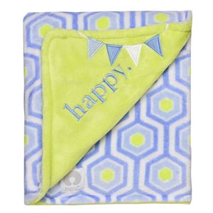 Boppy Embroidered Reversible Blanket