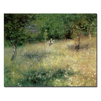 Trademark Fine Art "Spring at Catou 1872-5" Canvas Wall Art by Pierre Renoir