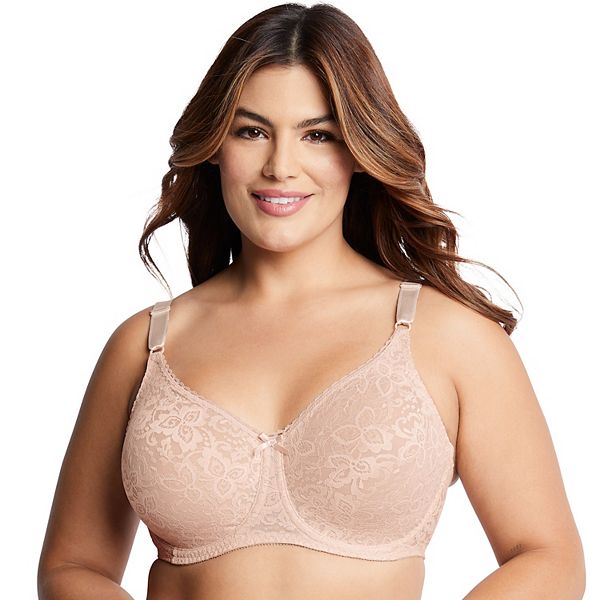 Bali Women's Lace 'n Smooth Underwire Bra White at  Women's Clothing  store