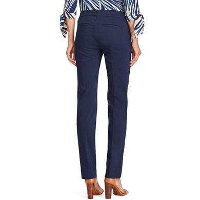 Women's Chaps Solid Straight-Leg Pants