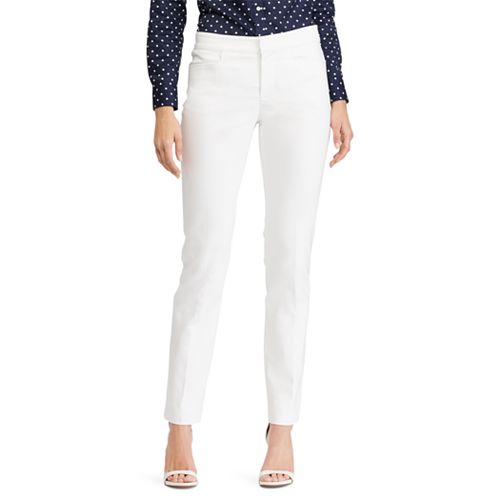 Women's Chaps Solid StraightLeg Pants