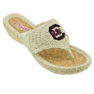 Women's Campus Cruzerz South Carolina Gamecocks Pregame Flip-Flops