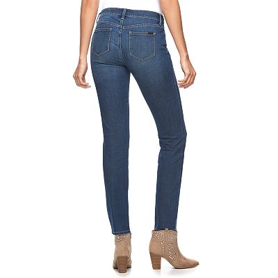 Women s Jennifer Lopez Midrise Straight Leg Jeans