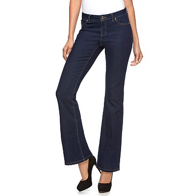 Women's Jennifer Lopez Midrise Bootcut Jeans