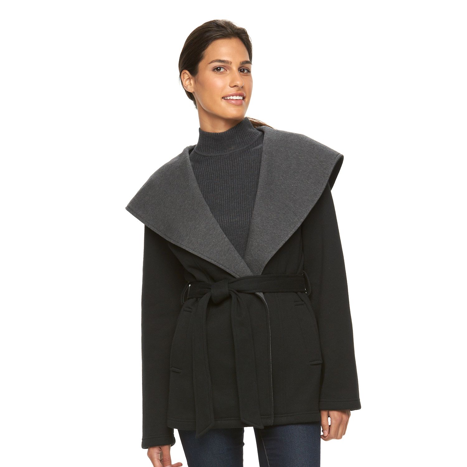 fleece wrap jacket