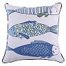 Catalina Fish Print Throw Pillow