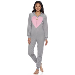 Juniors' Mouse Costume One-Piece Pajamas