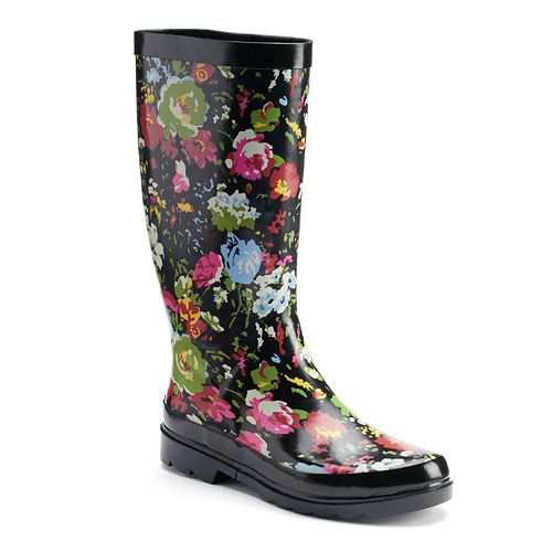 sugar Raffle Women's Waterproof Rain Boots