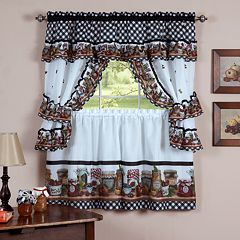 Mason Jars 5-pc. Swag Tier Cottage Kitchen Curtain Set