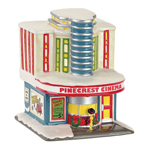Peanuts “Pinecrest Cinema” Christmas Decor by Department 56