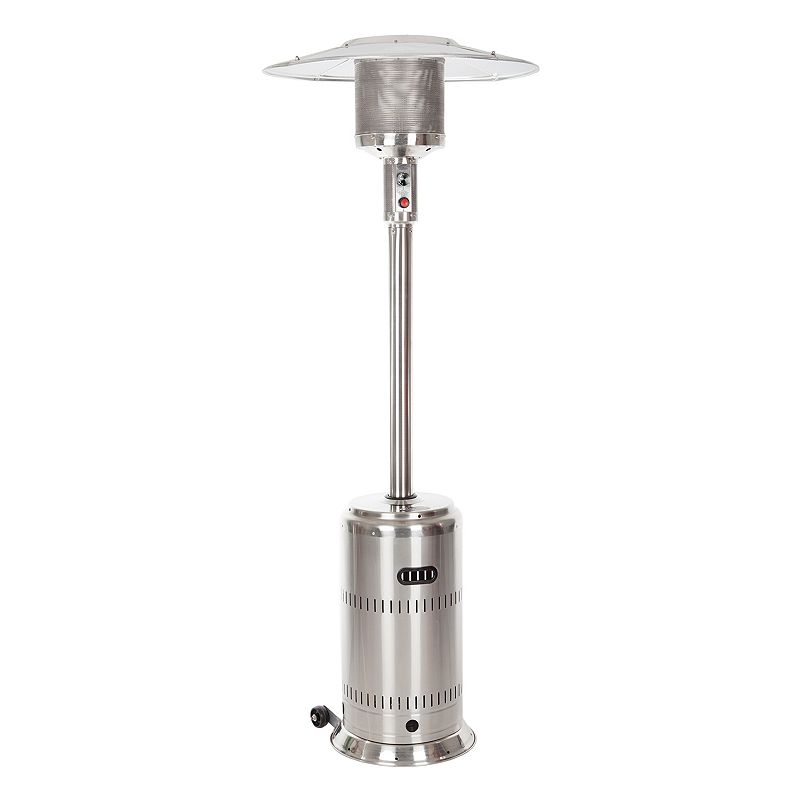 Fire Sense Stainless Steel Commercial Patio Heater, Silver