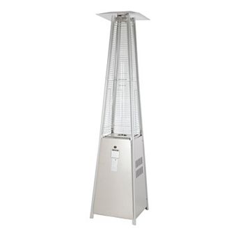 Fire Sense Stainless Steel Pyramid Flame Patio Heater