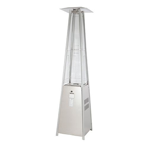 Fire Sense Stainless Steel Pyramid Flame Patio Heater