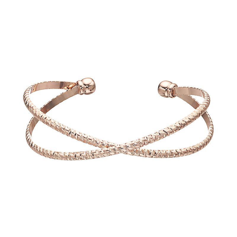 60853657 LC Lauren Conrad Crossover Cuff Bracelet, Womens,  sku 60853657